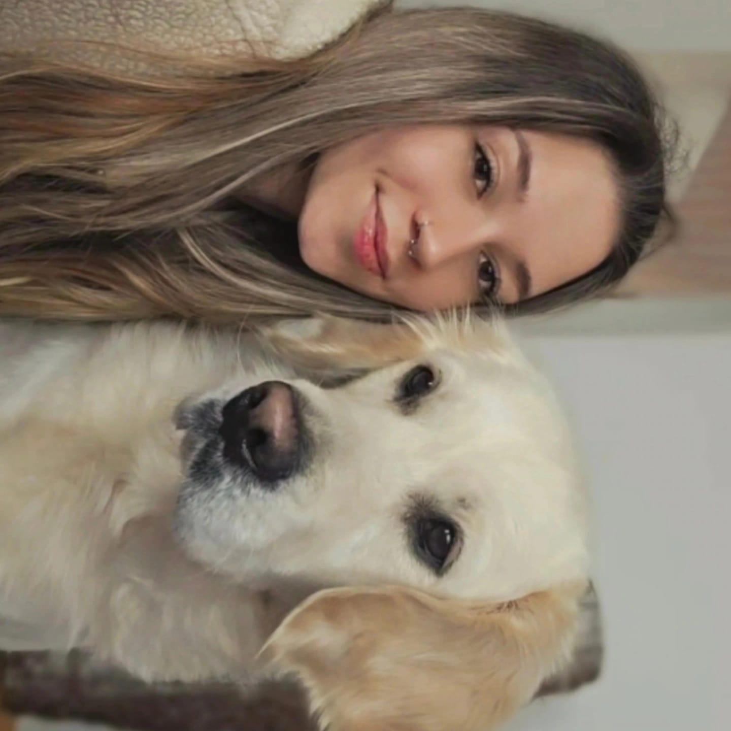 Jennifer Schena – Tierpflegerin EFZ und Hundecoiffeuse SVBT in Balgach – mit ihrem Hund Levana